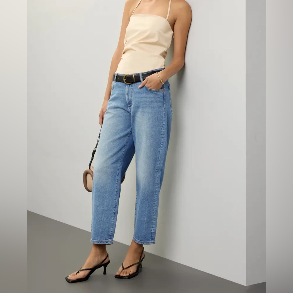 DL1961 Thea Boyfriend 27” Relaxed Tapered Jeans in Ravello Size 26 - Picture 2 of 11